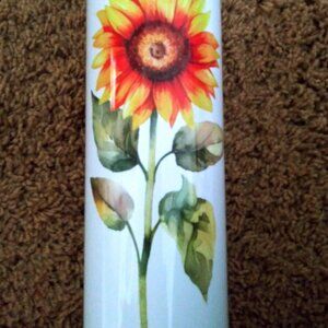 Personalized "Katelyn" 20oz. Sunflower Stainless Tumbler/Water Bottle BRAND NEW